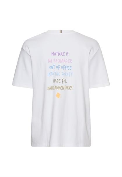 T-Shirt mit Rückenprint placement nature