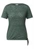 T-Shirt mit Schmucksteinen dark balmy khaki