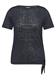 T-Shirt mit Schmucksteinen volcanic grey