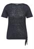 T-Shirt mit Schmucksteinen volcanic grey