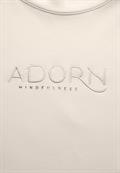 T-Shirt mit Schriftzug lucid white