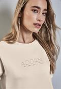 T-Shirt mit Schriftzug lucid white