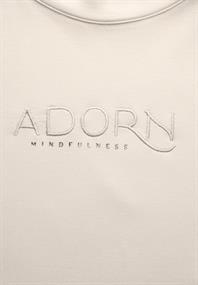 T-Shirt mit Schriftzug lucid white