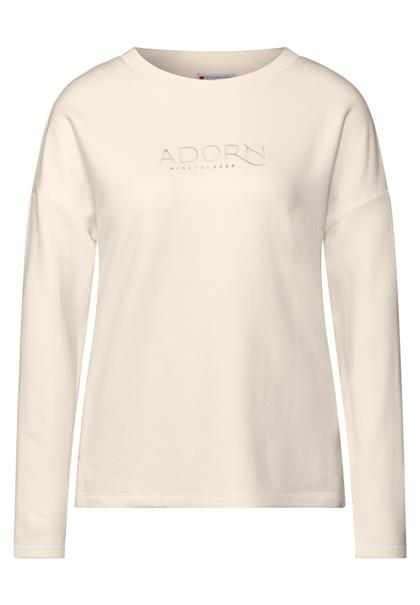 T-Shirt mit Schriftzug lucid white