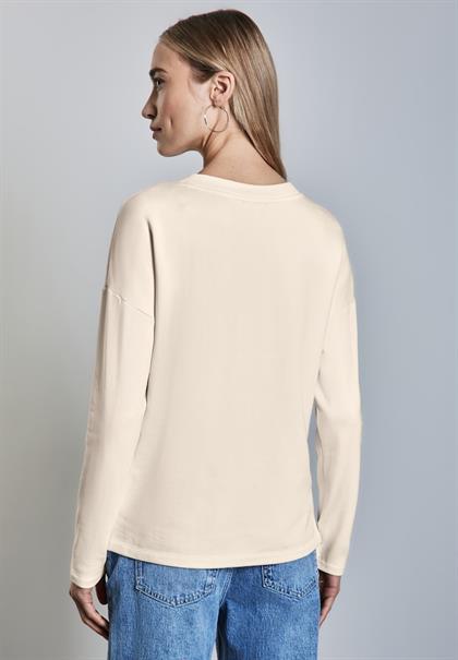 T-Shirt mit Schriftzug lucid white