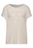 T-Shirt mit Schriftzug smooth sand beige