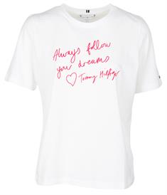 T-SHIRT MIT SLOGAN weiß2