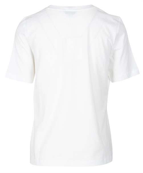 T-SHIRT MIT SLOGAN weiß2