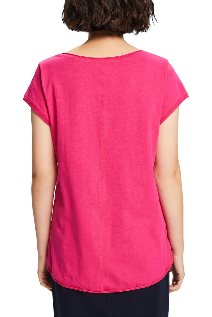 t-shirt-mit-slub-struktur-und-rollkanten-pink-fuchsia