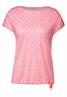 T-Shirt mit Smock Schultern soft pink