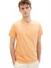 T-Shirt mit starker Waschung washed out orange