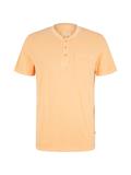 T-Shirt mit starker Waschung washed out orange