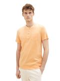 T-Shirt mit starker Waschung washed out orange