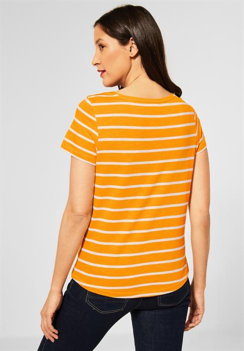 t-shirt-mit-streifen-print-sunset-yellow
