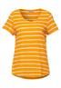 T-Shirt mit Streifen Print sunset yellow