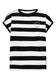 T-Shirt mit Streifen und Printdetail palm breeze green