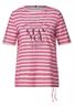 T-Shirt mit Streifenmix pink sorbet