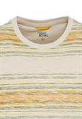 T-Shirt mit Streifenmuster aus Baumwolle sunflower