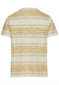 T-Shirt mit Streifenmuster aus Baumwolle sunflower