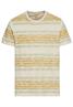 T-Shirt mit Streifenmuster aus Baumwolle sunflower