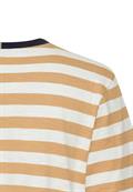T-Shirt mit Streifenmuster caramel