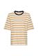 T-Shirt mit Streifenmuster caramel