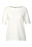 T-Shirt mit Struktur off white