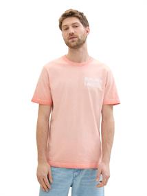 T-Shirt mit Textprint hazy coral rose