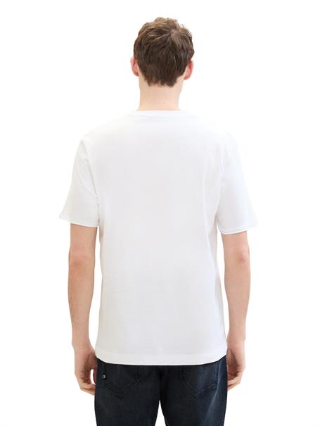 T-Shirt mit Textprint white