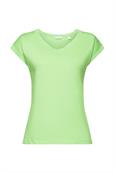 T-Shirt mit V-Ausschnitt citrus green 3