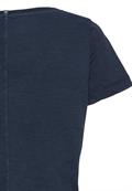 T-Shirt mit V-Ausschnitt dark navy