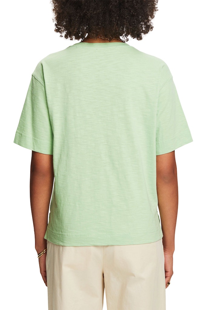 t-shirt-mit-v-ausschnitt-und-slub-struktur-light-green