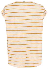 T-Shirt mit V-Ausschnitt und Streifenmuster rose stripes