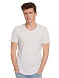 T-Shirt mit V-Ausschnitt white