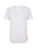 T-Shirt mit V-Ausschnitt white