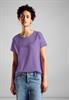 T-Shirt mit Wording bellflower lilac