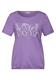 T-Shirt mit Wording bellflower lilac