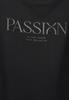 T-Shirt mit Wording black