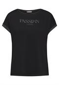 T-Shirt mit Wording black