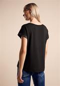 T-Shirt mit Wording black