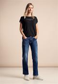 T-Shirt mit Wording black