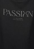 T-Shirt mit Wording black