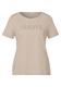 T-Shirt mit Wording cotton beige