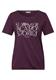 T-Shirt mit Wording dark berry purple
