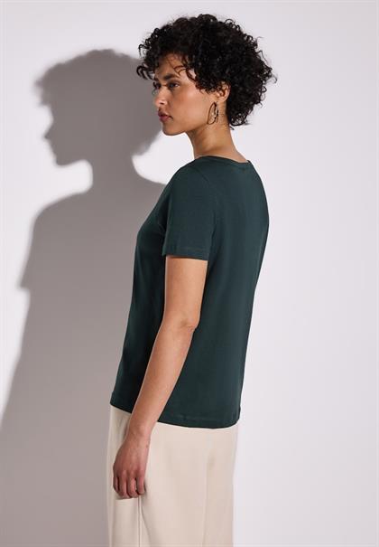 T-Shirt mit Wording hunter green