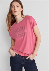 T-Shirt mit Wording legend rose