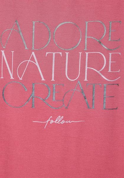 T-Shirt mit Wording legend rose