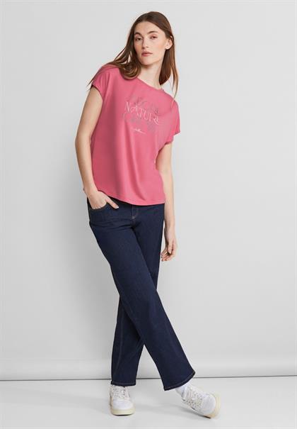 T-Shirt mit Wording legend rose