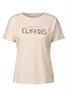 T-Shirt mit Wording light beige