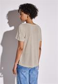 T-Shirt mit Wording moonstone sand